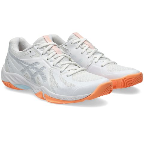 Chaussures Badminton Asics Blade FF Femme Blanc/Gris Bleu