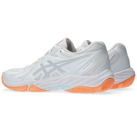 Chaussures Badminton Asics Blade FF Femme Blanc/Gris Bleu