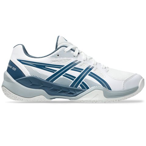 Chaussures Badminton Asics Gel Powerbreak GS Junior Blanc/Indigo