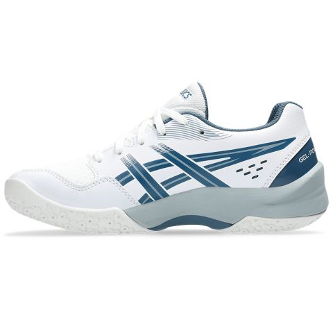 Chaussures Badminton Asics Gel Powerbreak GS Junior Blanc/Indigo