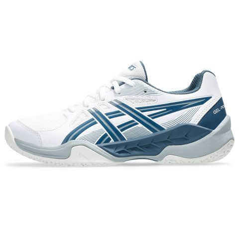 Chaussures Badminton Asics Gel Powerbreak GS Junior Blanc/Indigo