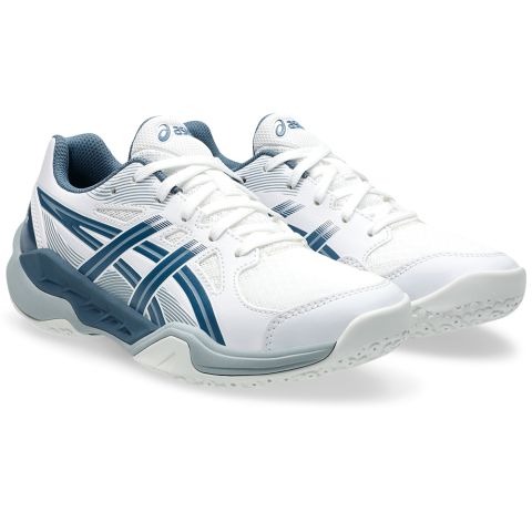 Chaussures Badminton Asics Gel Powerbreak GS Junior Blanc/Indigo