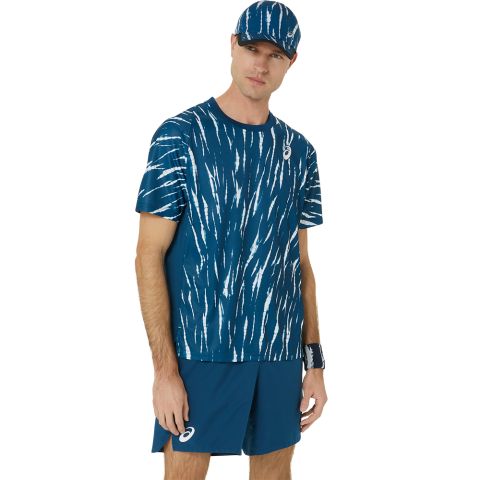 Tee-shirt Asics SS Game Homme Bleu