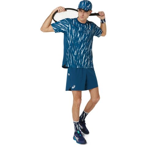 Tee-shirt Asics SS Game Homme Bleu