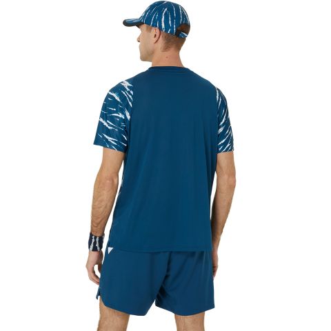 Tee-shirt Asics SS Game Homme Bleu