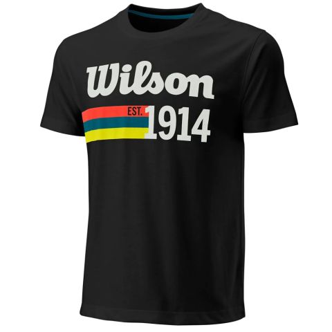 Tee-shirt Wilson Script Tech N°14 Homme Noir