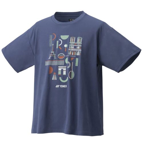 Tee-shirt Yonex Team Souvenir Paris Homme Bleu