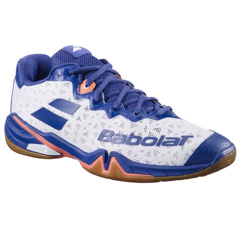 Chaussures Badminton Babolat Shadow 4 Homme Blanc/Bleu