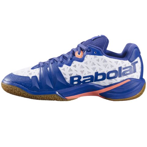 Chaussures Badminton Babolat Shadow 4 Homme Blanc/Bleu