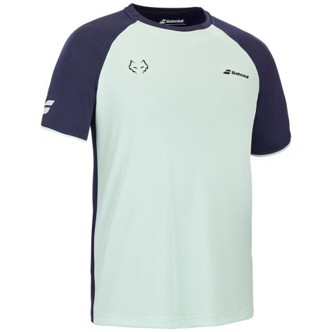 Tee-shirt Babolat Lebron Homme Bleu/Vert