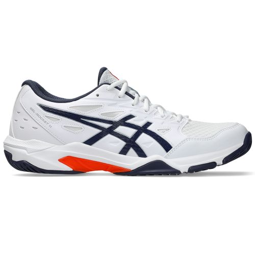 Chaussures Badminton Asics Gel Rocket 11 Homme Blanc/Indigo Fog