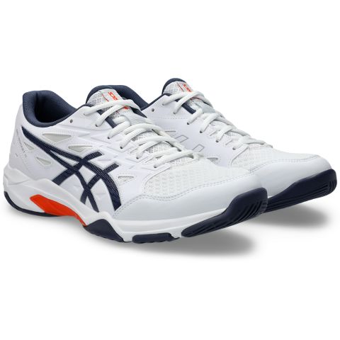 Chaussures Badminton Asics Gel Rocket 11 Homme Blanc/Indigo Fog