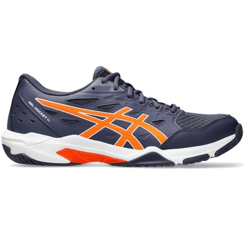 Chaussures Badminton Asics Gel Rocket 11 Homme Indigo Fog/Orange