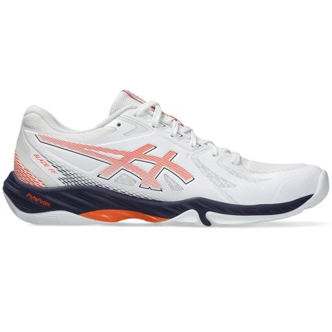 Chaussures Badminton Asics Blade FF Homme Blanc/Orange