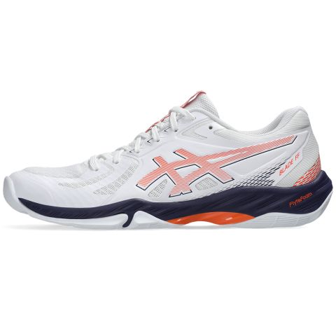 Chaussures Badminton Asics Blade FF Homme Blanc/Orange