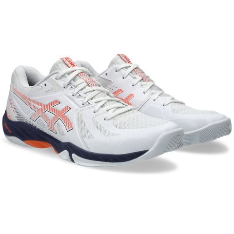 Chaussures Badminton Asics Blade FF Homme Blanc/Orange