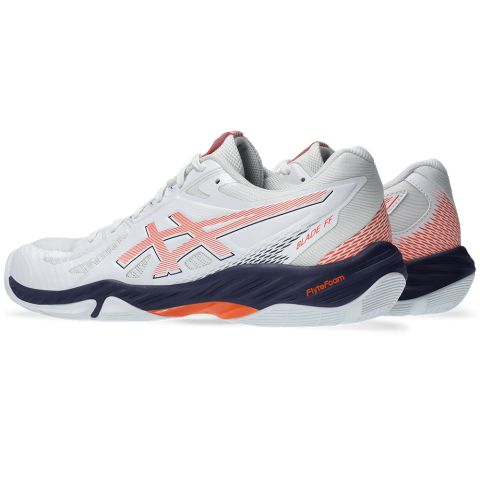 Chaussures Badminton Asics Blade FF Homme Blanc/Orange