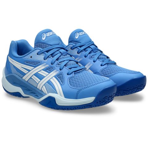 Chaussures Badminton Asics Gel Powerbreak GS Junior Bleu/Blanc