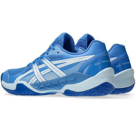 Chaussures Badminton Asics Gel Powerbreak GS Junior Bleu/Blanc