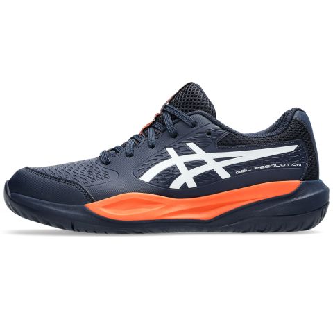 Chaussures Tennis Asics Gel Resolution X GS Junior Bleu