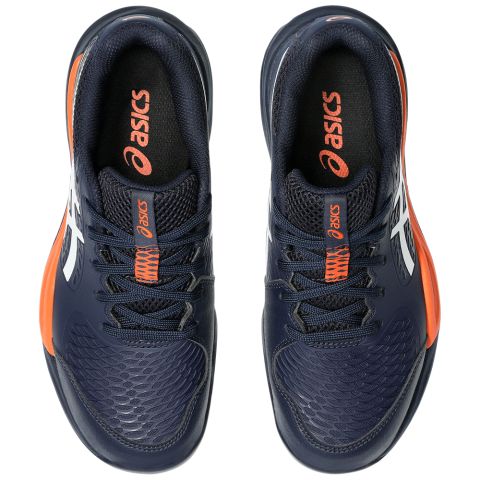 Chaussures Tennis Asics Gel Resolution X GS Junior Bleu