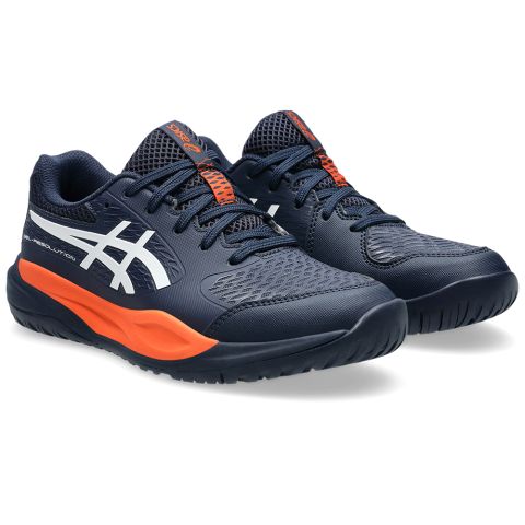 Chaussures Tennis Asics Gel Resolution X GS Junior Bleu