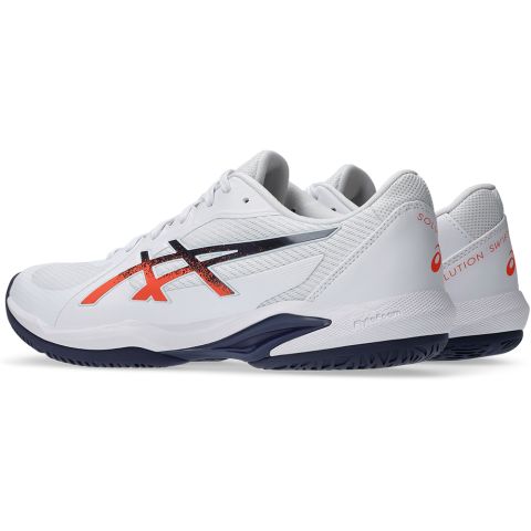 Chaussures Tennis Asics Solution Swift FF2 Homme Blanc/Orange