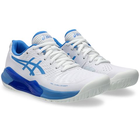 Chaussures Tennis Asics Gel Challenger 14 Femme Blanc/Blue Coast