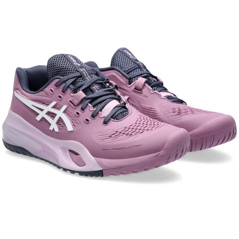 Chaussures Tennis Asics Gel Resolution X Femme Ube/White