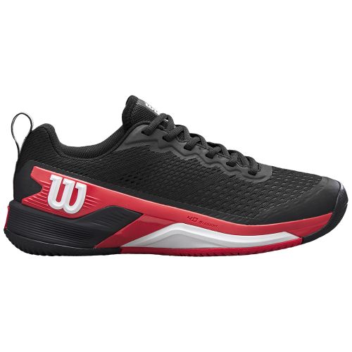 Chaussures Tennis Wilson Rush Pro 4.5 Homme Noir/Rouge