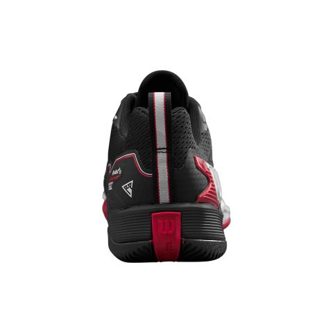 Chaussures Tennis Wilson Rush Pro 4.5 Homme Noir/Rouge