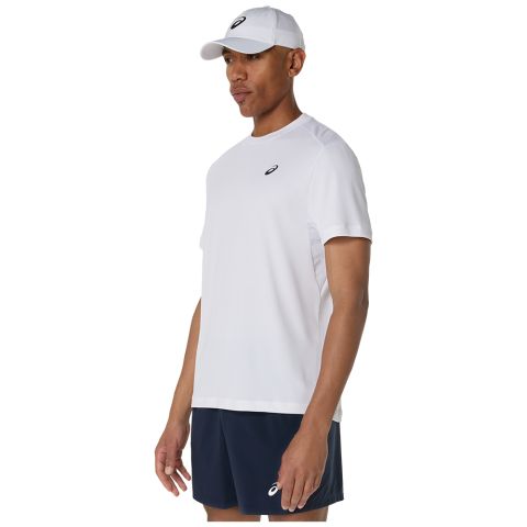 Tee-shirt Asics Court SS Top Homme 25 Blanc