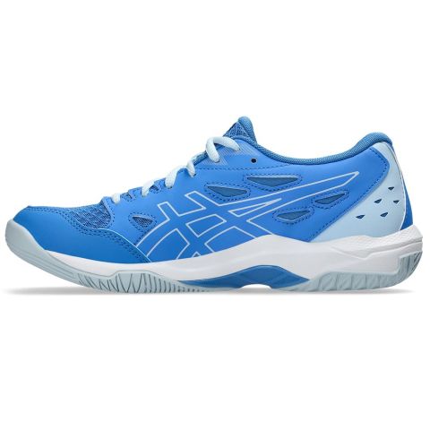 Chaussures Badminton Asics Gel Rocket 11 Femme Blanc/Bleu