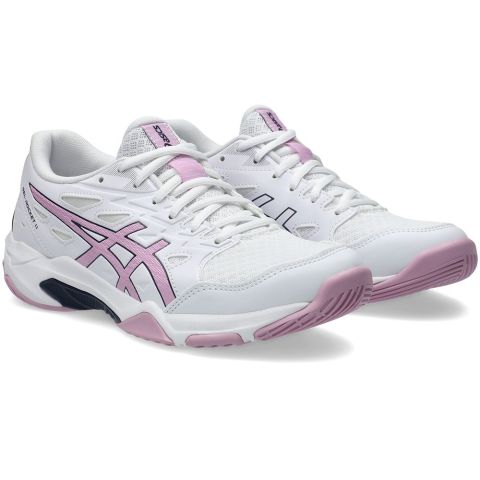 Chaussures Badminton Asics Gel Rocket 11 Femme Blanc/Rose