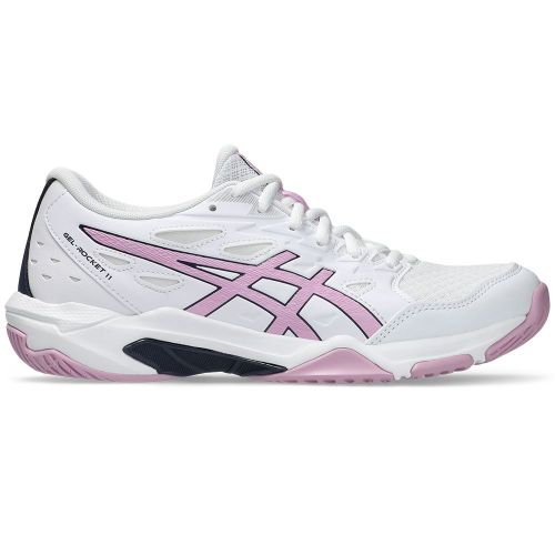 Chaussures Badminton Asics Gel Rocket 11 Femme Blanc/Rose