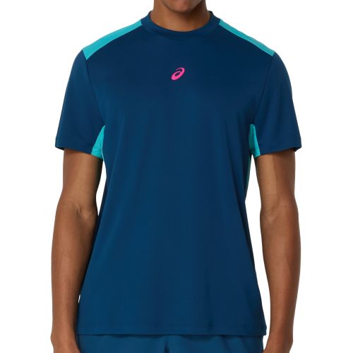 Tee-shirt Asics Court Padel SS Homme Mako Blue