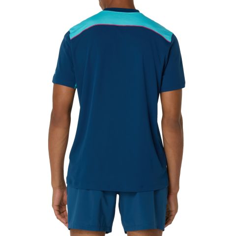 Tee-shirt Asics Court Padel SS Homme Mako Blue