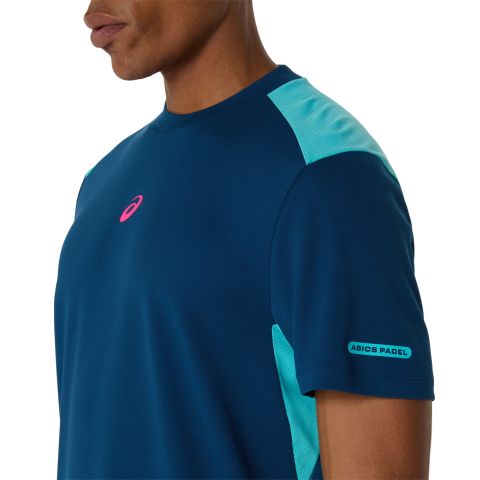 Tee-shirt Asics Court Padel SS Homme Mako Blue