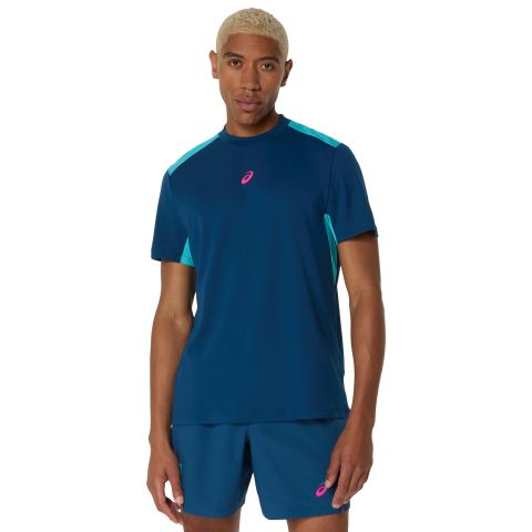 Tee-shirt Asics Court Padel SS Homme Mako Blue