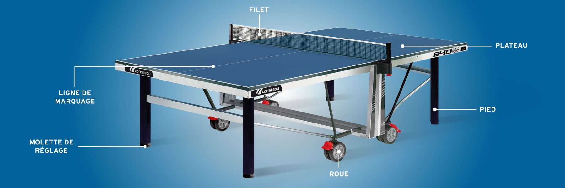 Tables de ping-pong/tables de tennis de table de qualité