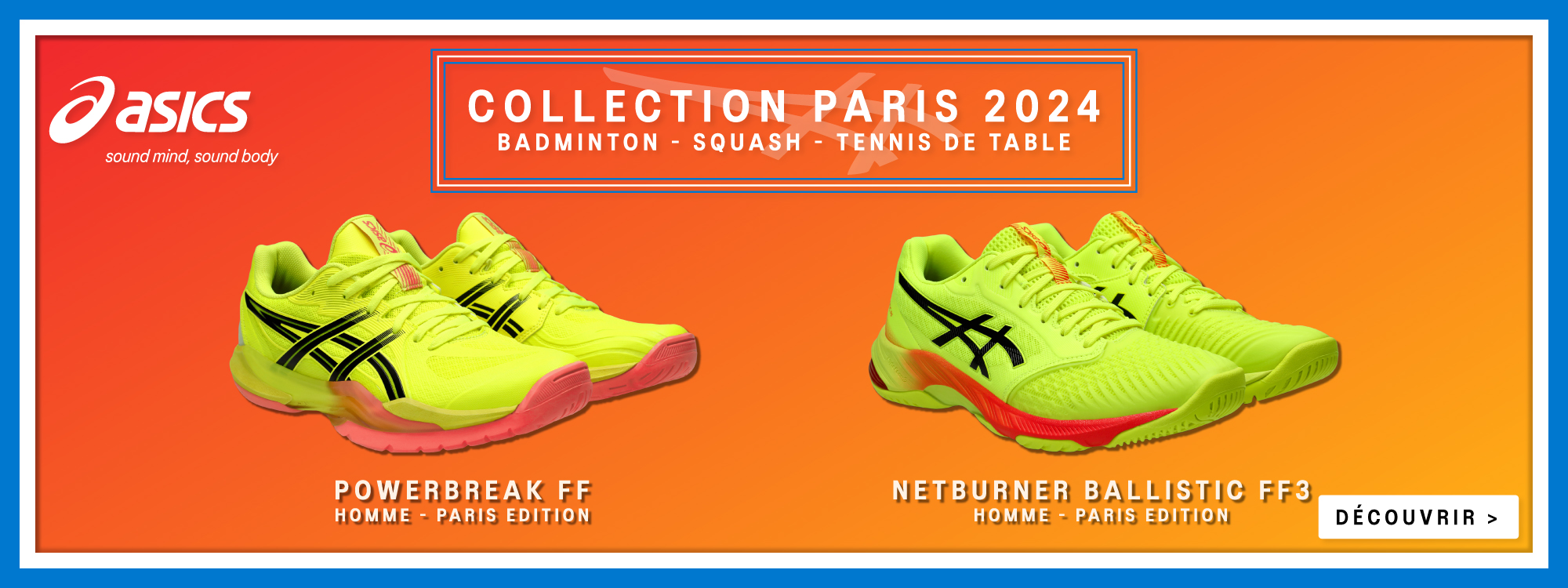 Chaussures Badminton Asics Paris 2024